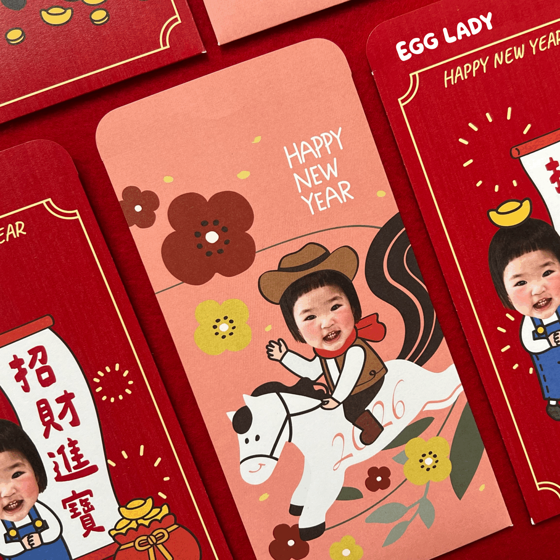 2026年節限定✨客製化手繪紅包袋
